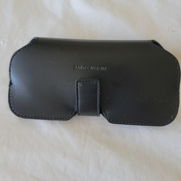 SAINT LAURENT SUNGLASS BLACK FRAME W/BLUE MIRRORED LENS SL 131/K COMBI 004 - Picture 9 of 11